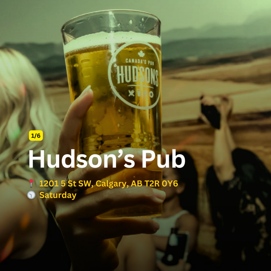 hudson's pub calgary