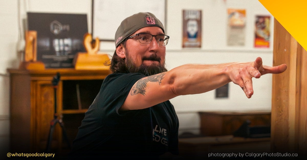 live edge axe throwing