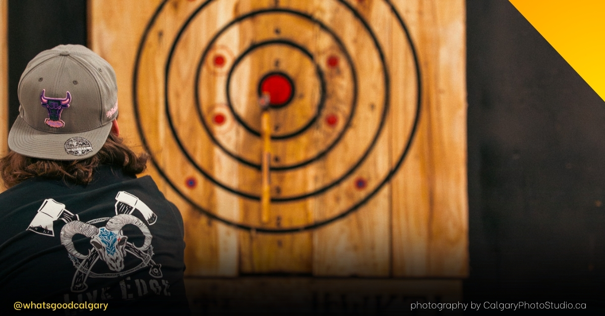 live edge axe throwing